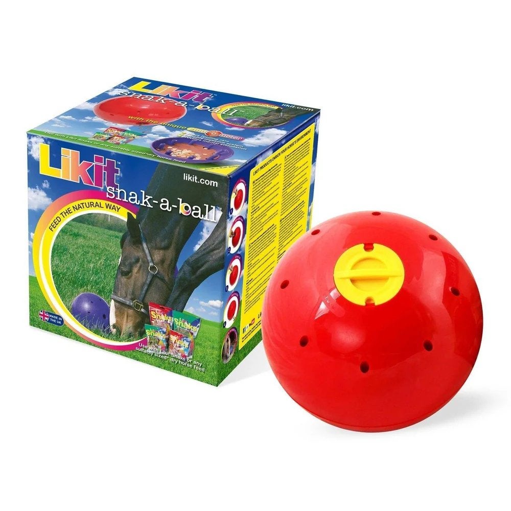 Likit Snak-A-Ball voerbal slowfeeder paardenspeelgoed, Dieren en Toebehoren, Ophalen of Verzenden, Gebruikt