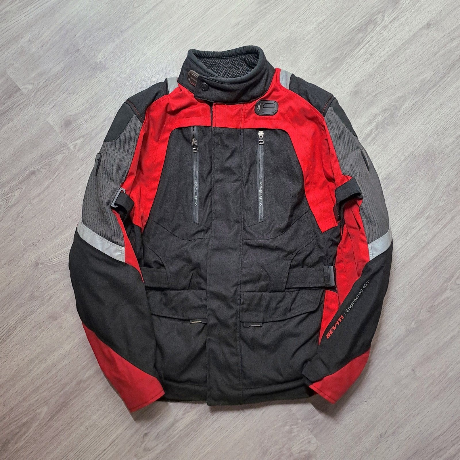 REV'IT! Devil Motorjas Maat S Compleet met voering & Knox, Motoren, Ophalen of Verzenden, Tweedehands, Jas | textiel, Rev'it