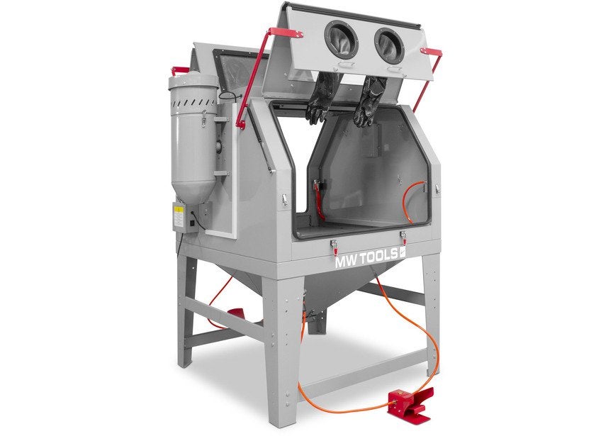 Professionele straalcabine 1200 L dubbele werkpost MW Tools, Ophalen, Nieuw