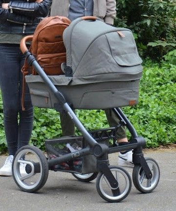 Mutsy Nio Kinderwagen - Pine Green - Bruine stang, Ophalen, Gebruikt, Combiwagen, Mutsy