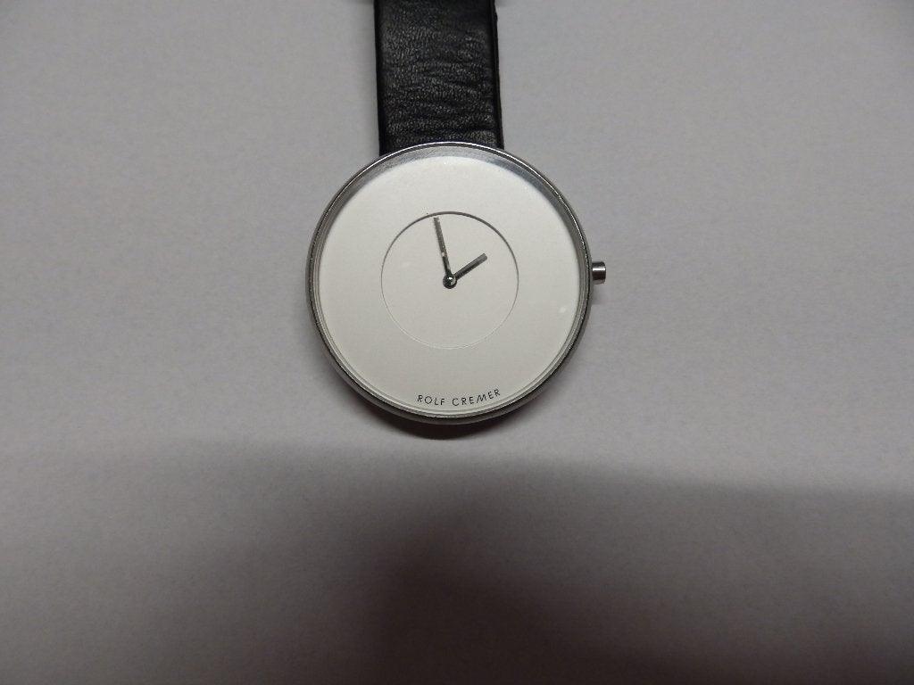 Een Rolf Cremer horloge, Overige merken, Leer, Staal, Ophalen of Verzenden