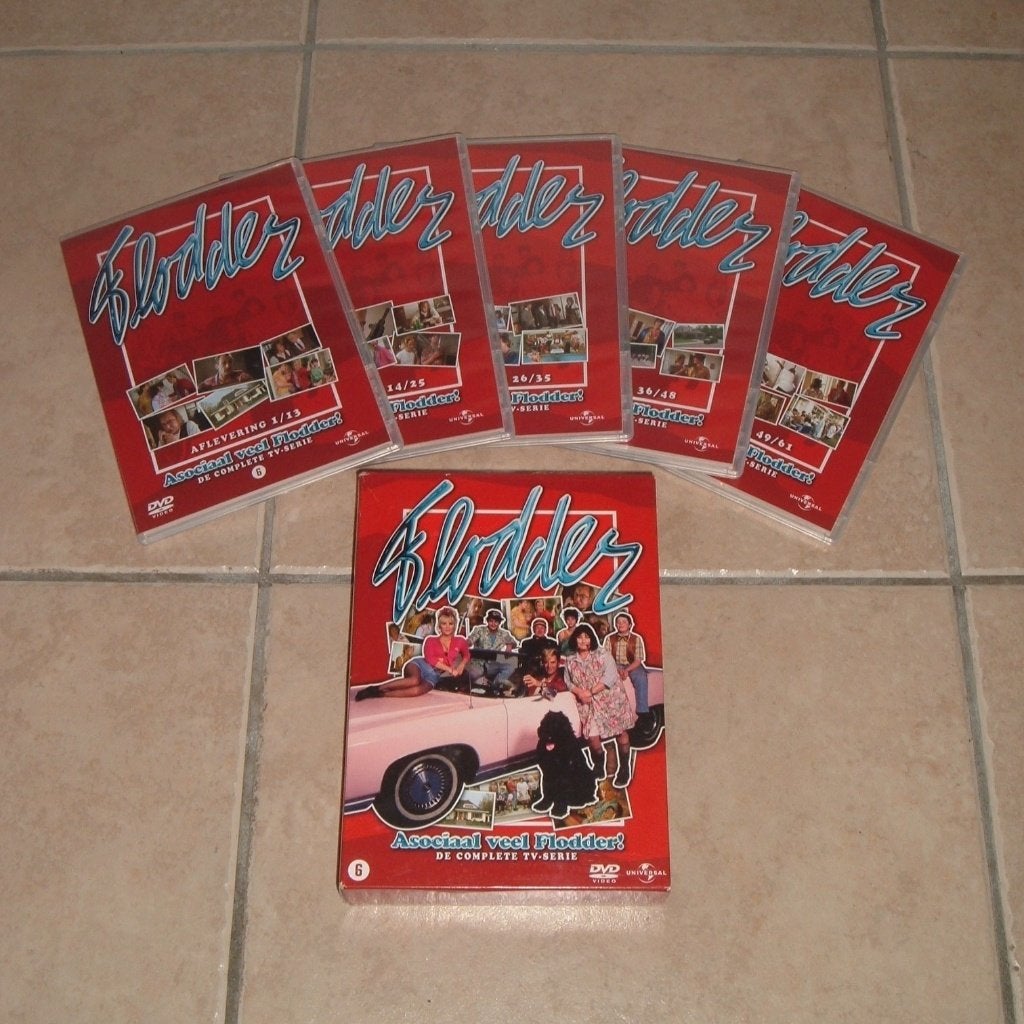Flodder De complete TV-serie DVD boxset, Inclusief DVD, Zo goed als nieuw, Komedie, Vanaf 6 jaar