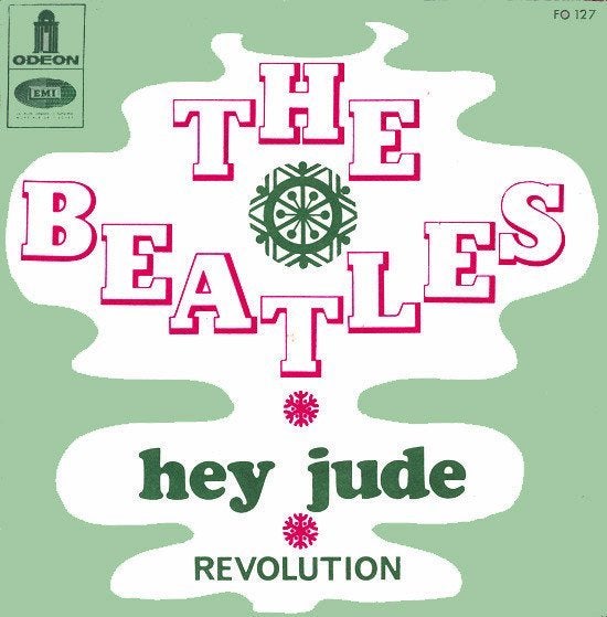 FRANSE SINGLE THE BEATLES HEY JUDE REVOLUTION, Gebruikt, Verzenden, 7 inch, Pop