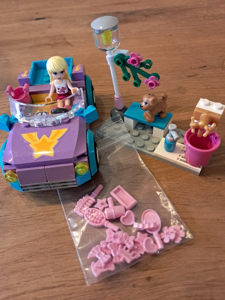 Lego Friends Stephanie's coole cabriolet, Lego, Inclusief instructies, Ophalen of Verzenden, Zo goed als nieuw