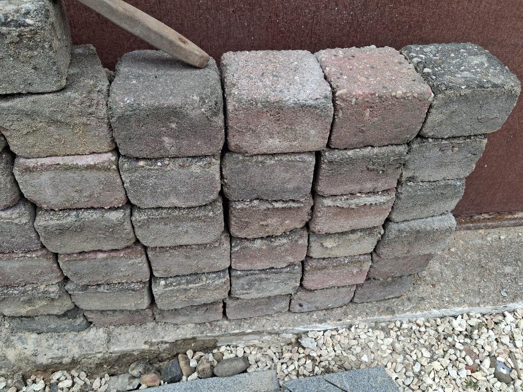 Klinkers  10,5 x 10,5  gratis, Ophalen, Gebruikt, Geen, Klinkers