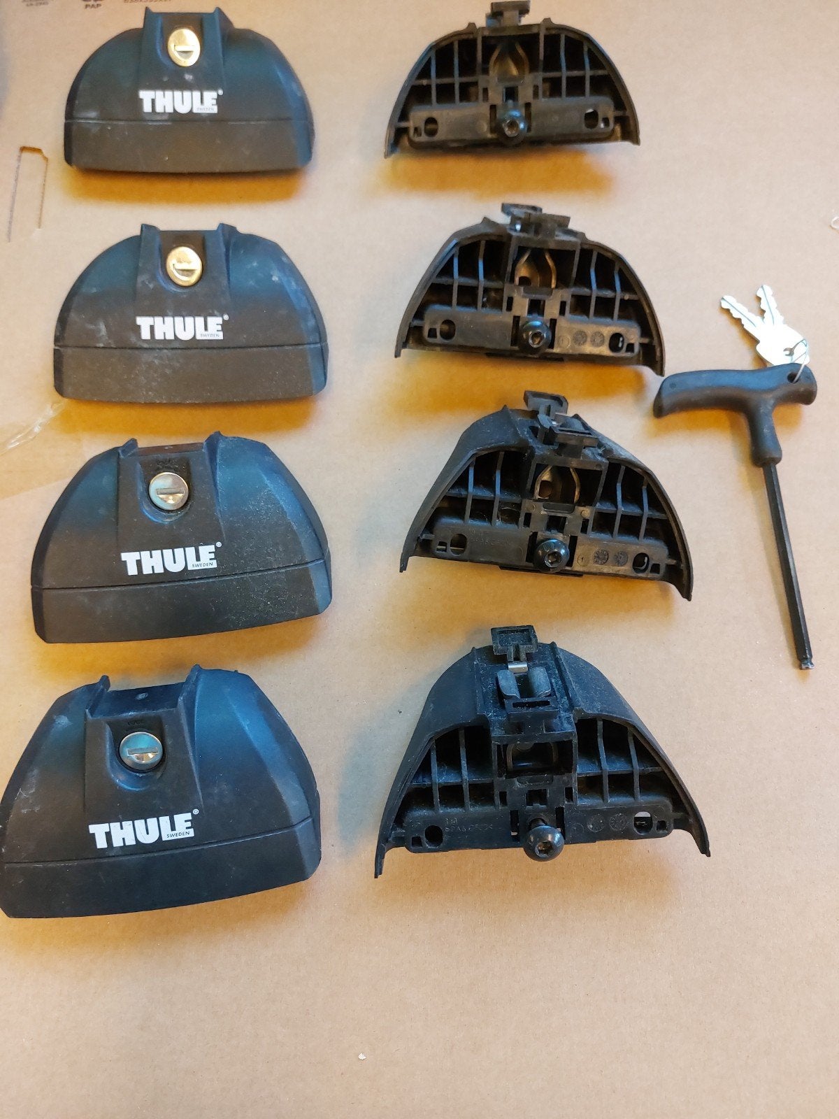 Thule rapid systemen 753 kit dakdrager, Ophalen of Verzenden, Gebruikt
