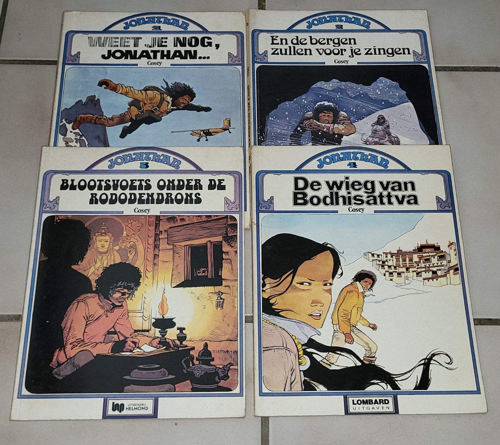 Jonathan collectie deel 1 t/m 8 - Cosey, Meerdere stripboeken, Ophalen, Zo goed als nieuw