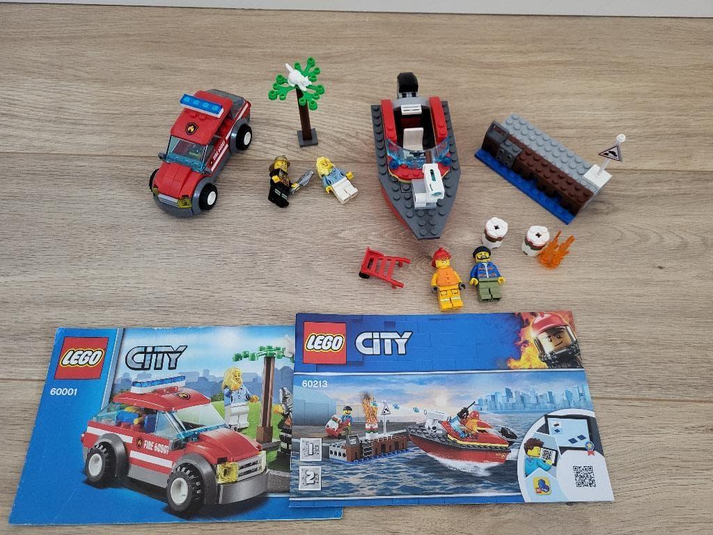 2 lego city brandweer sets te koop., Compleet, City, Lego, Ophalen of Verzenden