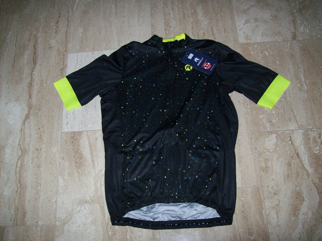 Rogelli Terrazzo Fietsshirt Zwart/Fluor maat XL, Rogelli, Heren, Nieuw, Ophalen of Verzenden