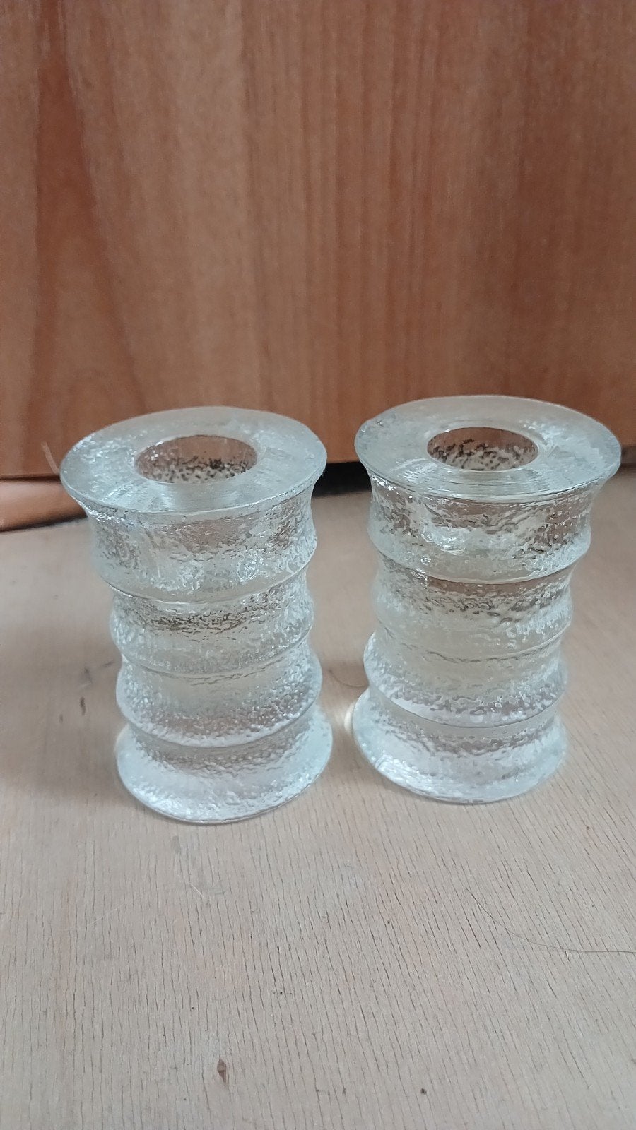 Original Iittala ‘Festivo’ Kandelaars – Timo Sarpaneva Set, Huis en Inrichting, Ophalen of Verzenden, Glas, Iittala