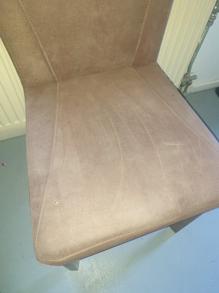 Stoelen en eettafel, Huis en Inrichting, Tafels | Eettafels, Ophalen of Verzenden, Rechthoekig, 50 tot 100 cm