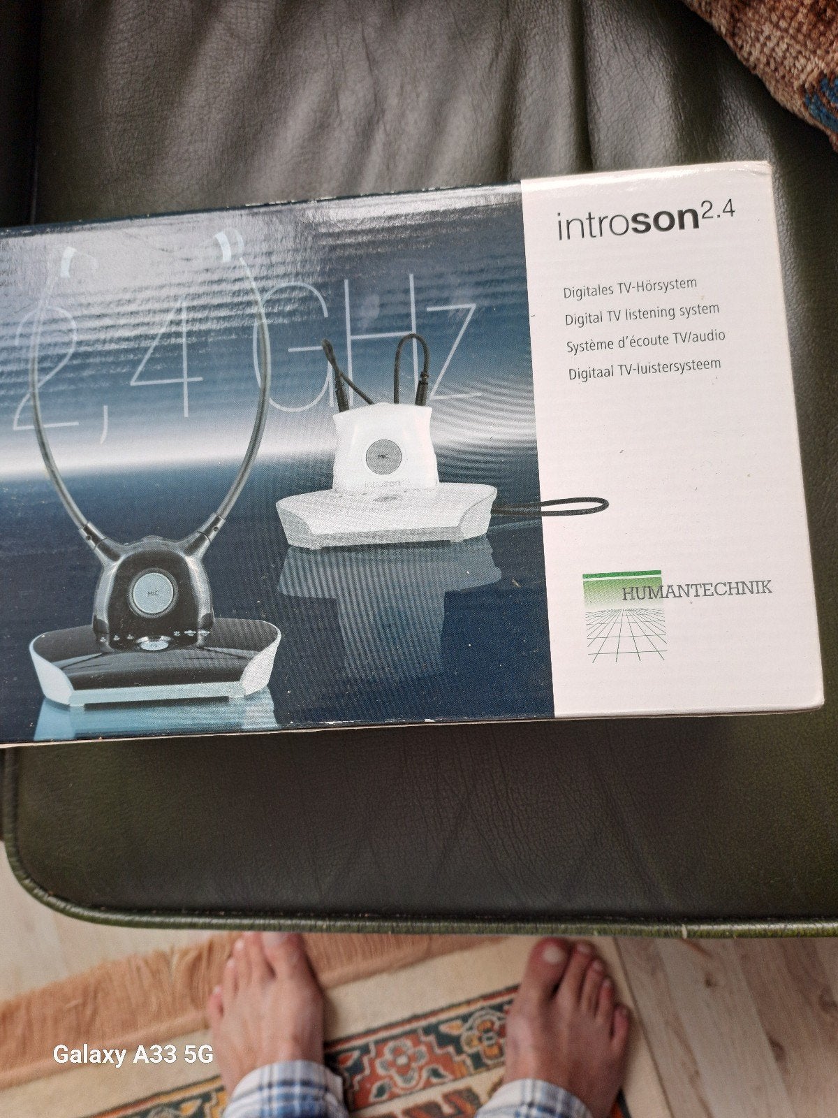 Humantechnik Introson 2.4 Digitaal TV-luistersysteem, Ophalen of Verzenden, Zo goed als nieuw