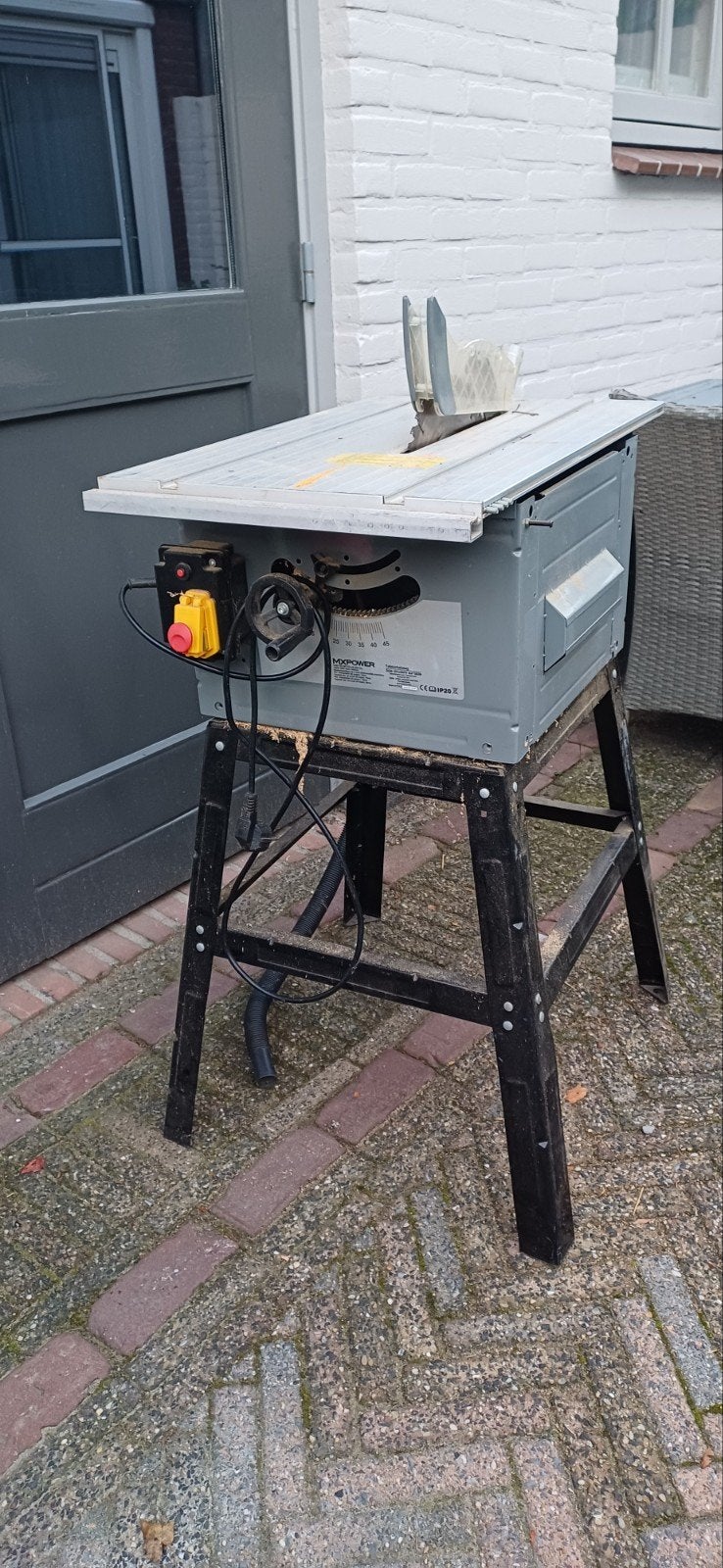 MXPOWER Tafelcirkelzaag - Krachtige Zaagmachine, Ophalen, Gebruikt, Cirkelzaag, MXPOWER