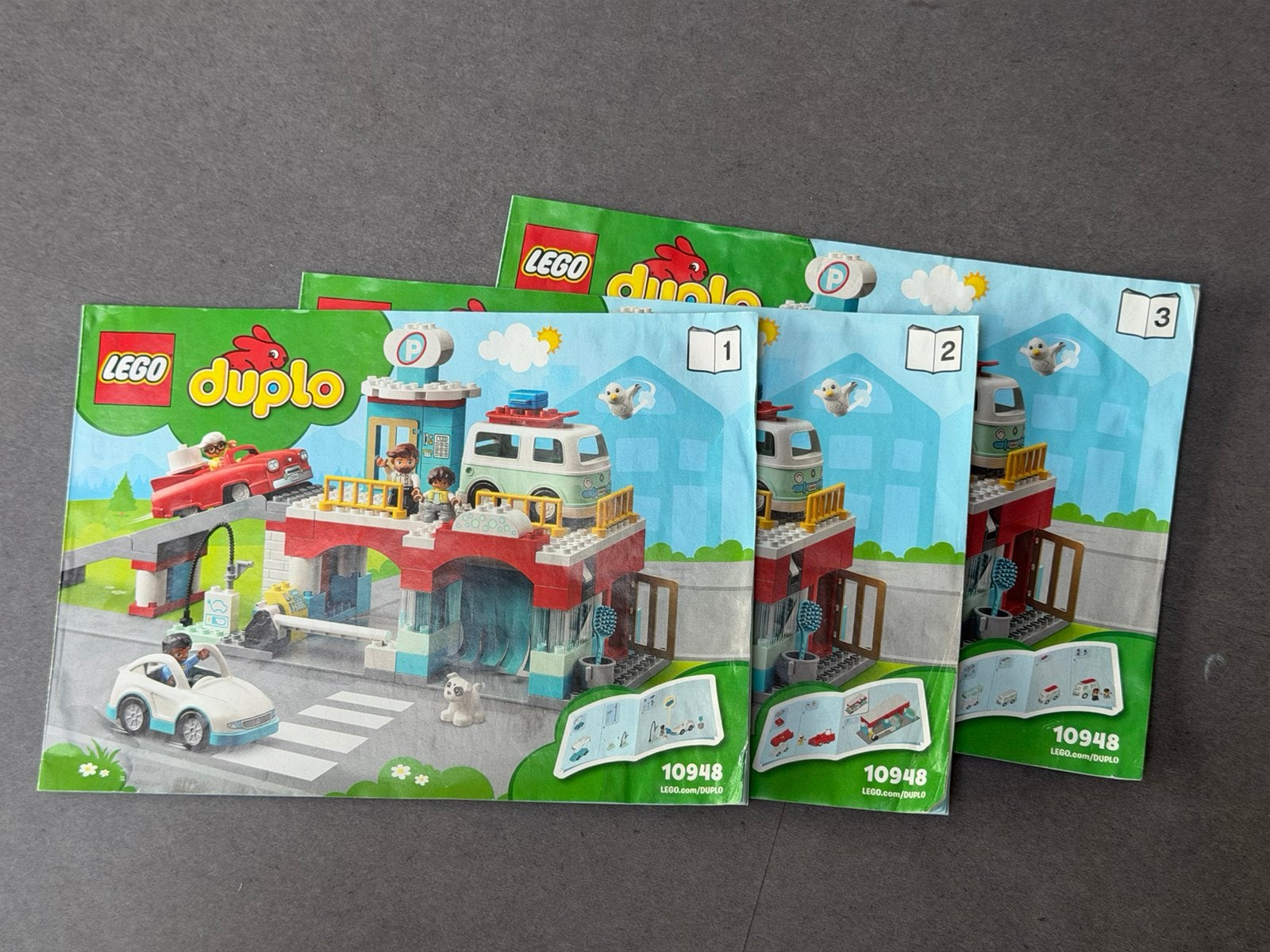 Lego Duplo parkeergarage en wasstraat 10948, Ophalen of Verzenden, Zo goed als nieuw, Duplo