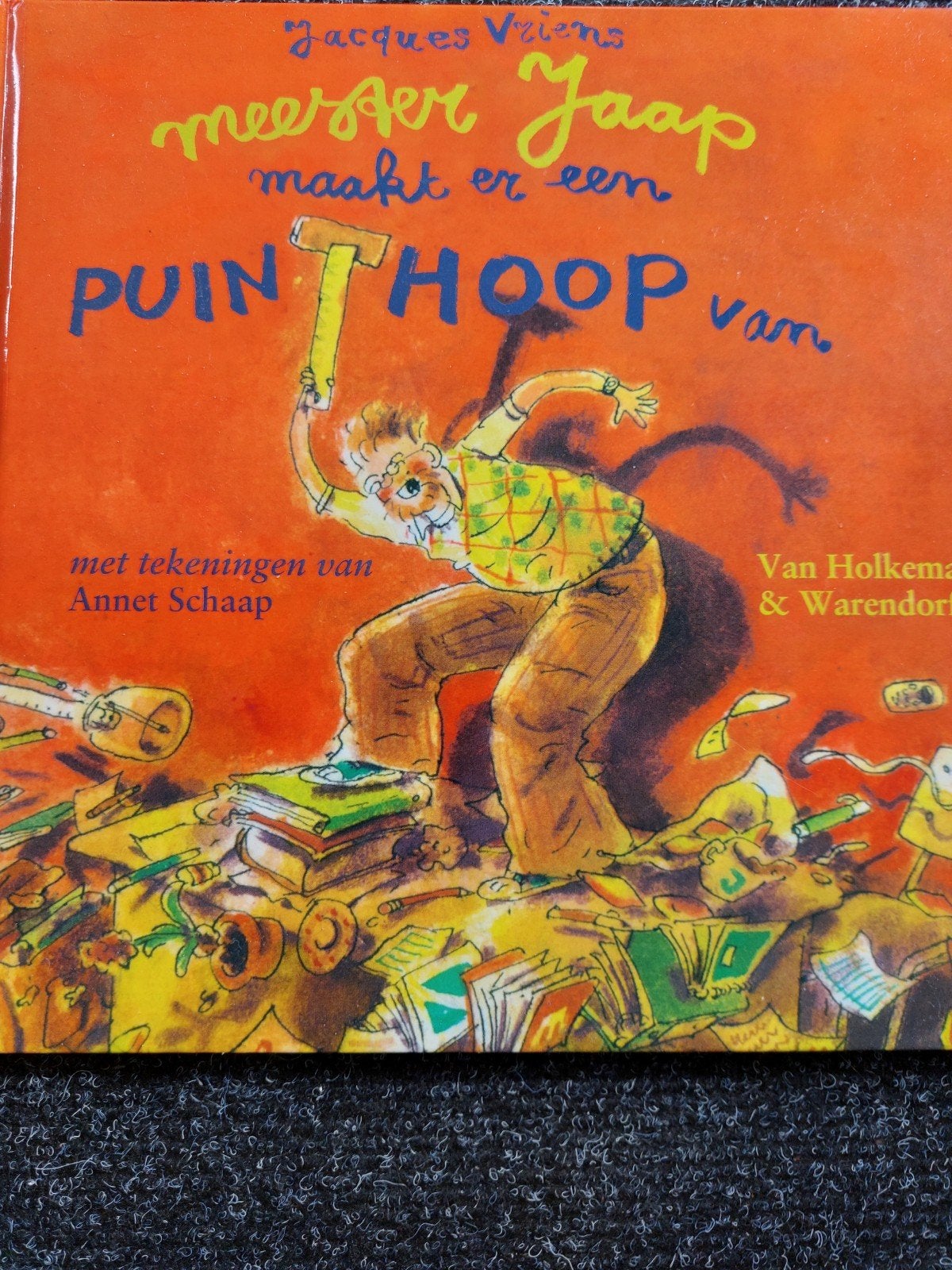Leesboek Meester Jaap maakt er een puinhoop van - Nieuw, Ophalen, Nieuw, Jacques Vriens, Fictie algemeen