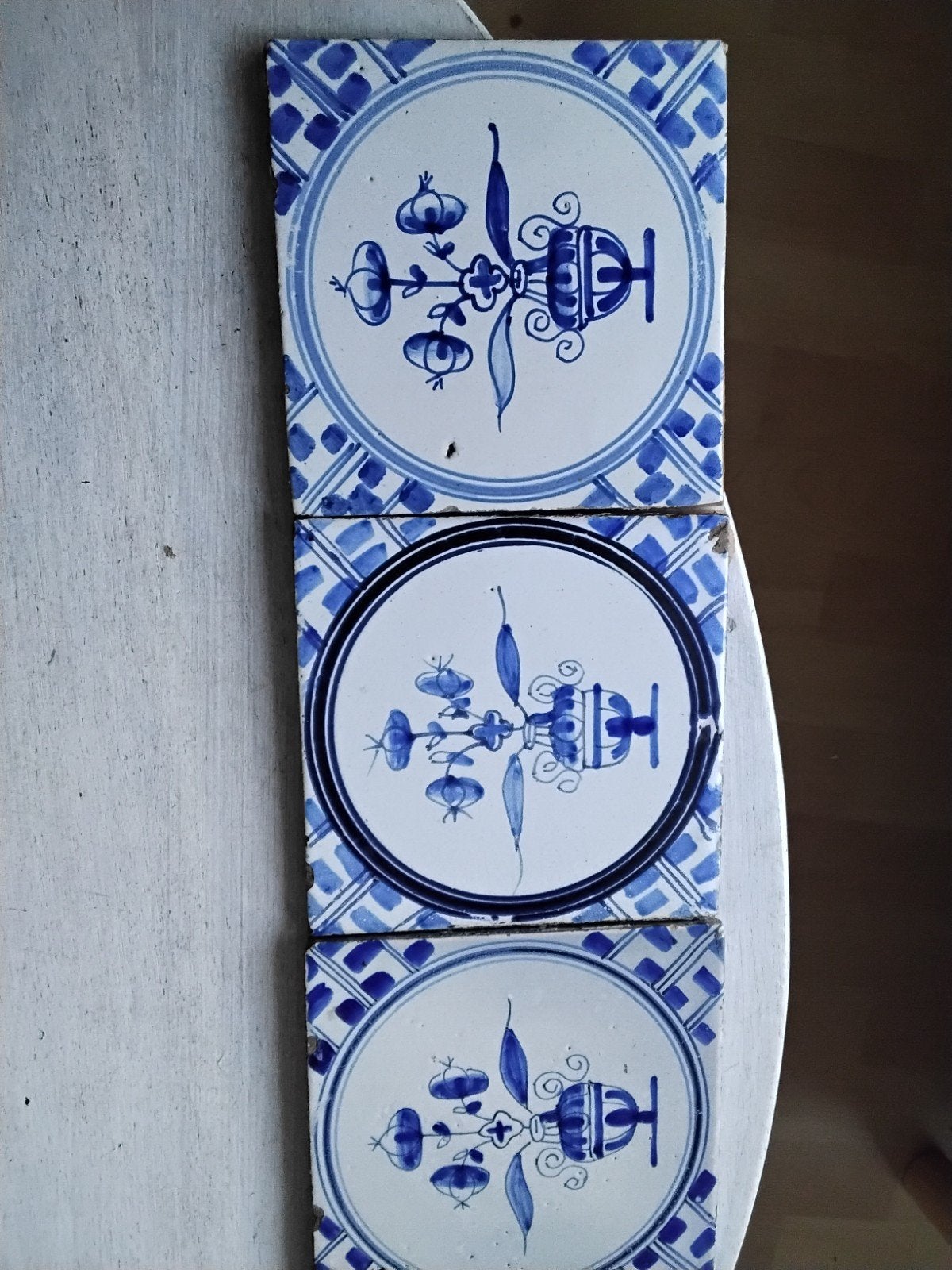 antieke tegels delfs, Ophalen of Verzenden