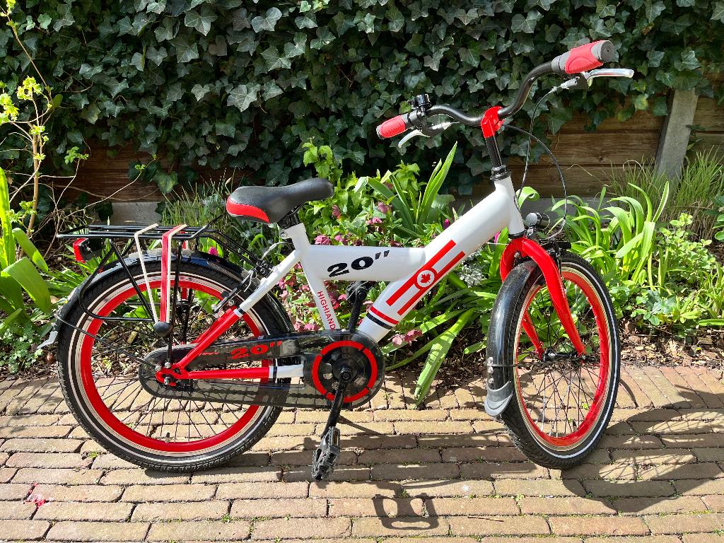 Kinderfiets 20 inch - Highlander Amigo, Fietsen en Brommers, Fietsen | Kinderfietsjes, Zo goed als nieuw, 20 inch of meer, Ophalen