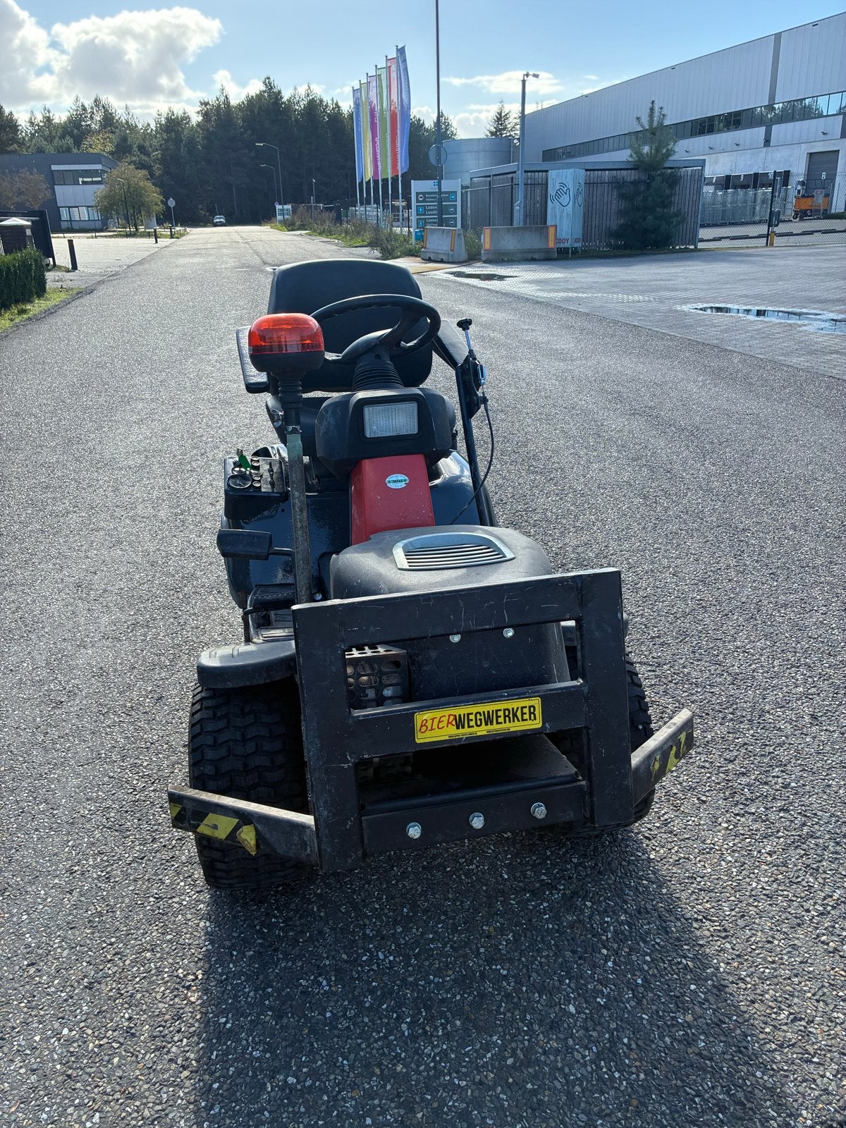 Grasmaaier zitmaaier, Tuin en Terras, Ophalen, Cirkelmaaier, Gebruikt, Opvangbak