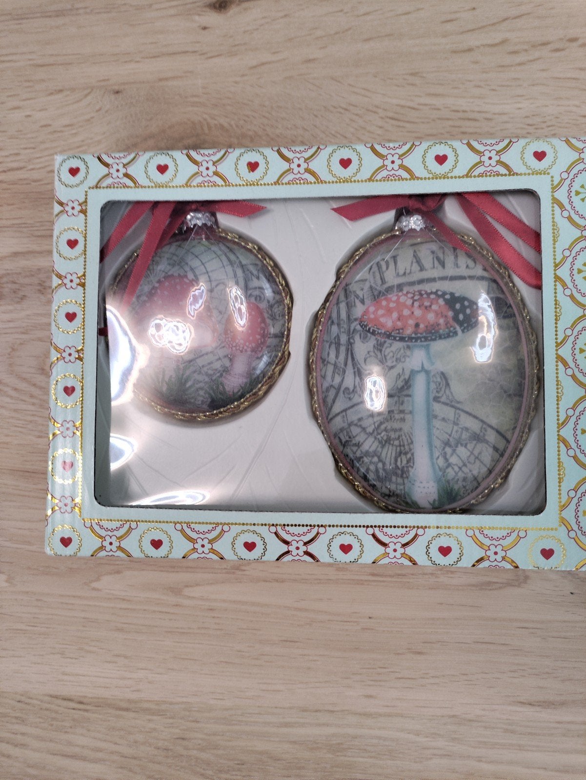 Kerstballen hangers Liesbeth Dahl Herfst Paddestoelen, Ophalen of Verzenden, Zo goed als nieuw