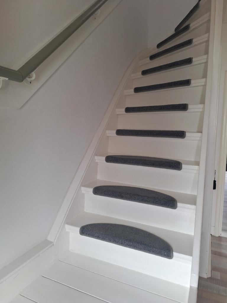 Grijs trapmatten, Gebruikt, Grijs, Rechthoekig, 50 tot 100 cm