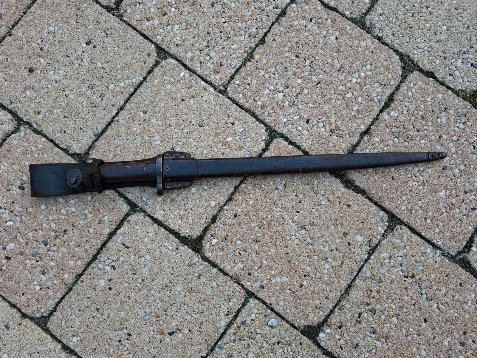 ww2 wo2 CW Nederlandse Hembrug bajonet in schede, Ophalen of Verzenden, Nederland, Mes of Dolk
