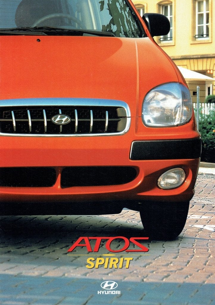 Folder Hyundai Atos Spirit (2000), Verzenden, Gelezen, Overige merken