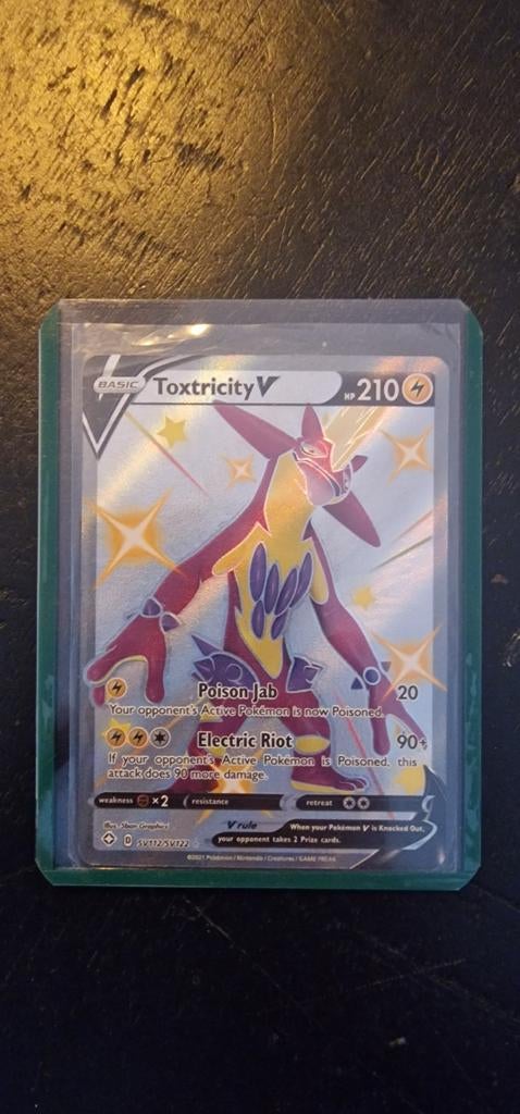 Toxtricity V Pokémon kaart, Ophalen, Nieuw, Losse kaart