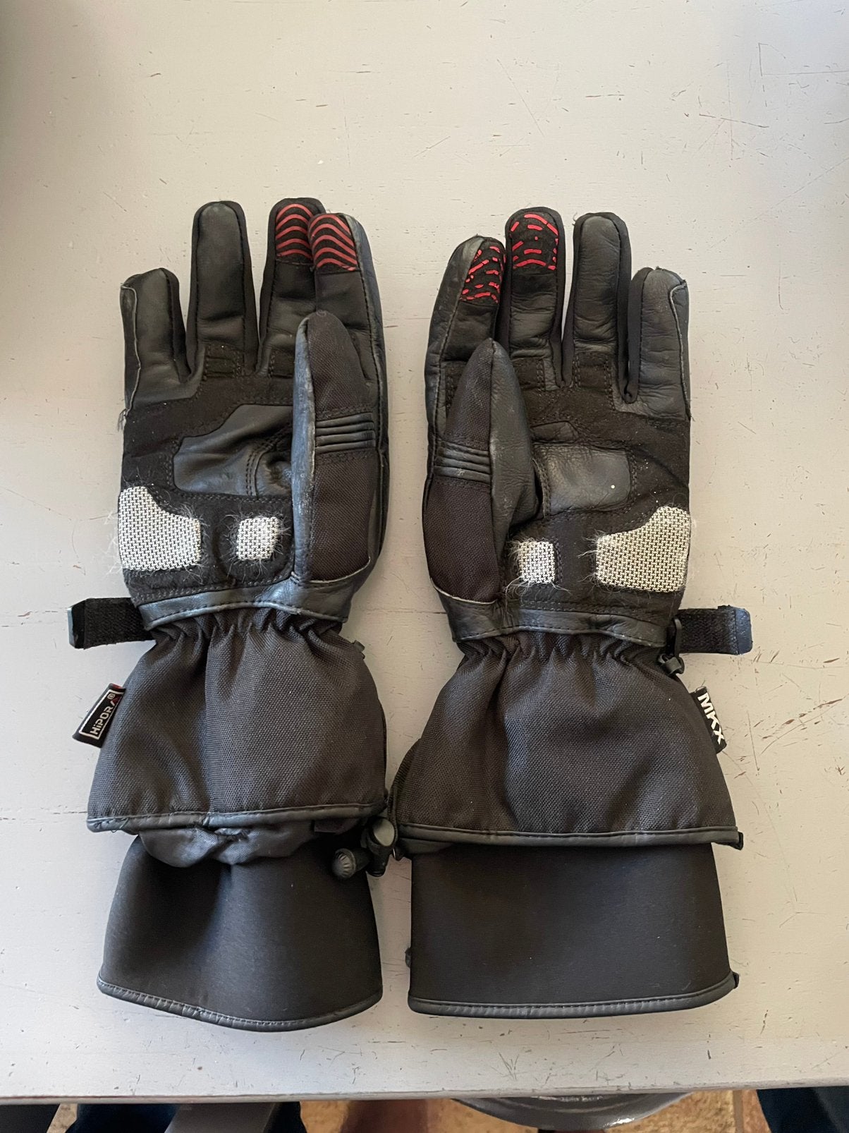 Motorhandschoenen - Zwart, Maat XL, Ophalen, Tweedehands, Heren, Handschoenen