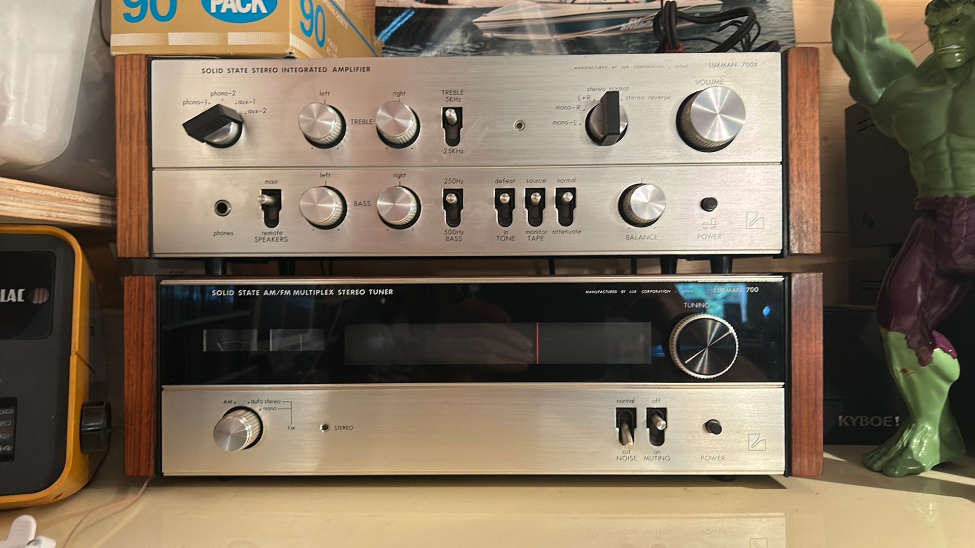 Luxman set 700X& 700, Zo goed als nieuw, Ophalen, Overige merken, Minder dan 60 watt