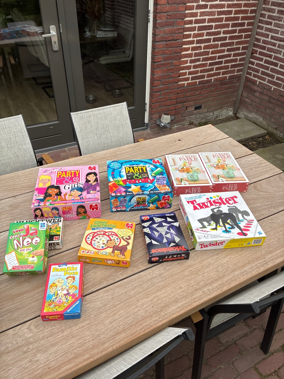 Diverse partyspellen: Party & Co, Twister en meer!, Hobby en Vrije tijd, Drie of vier spelers, Ophalen of Verzenden, Gebruikt