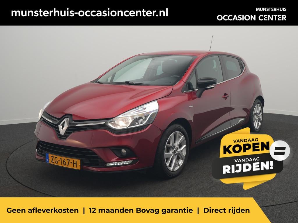 Renault Clio TCe 90 Limited - RIJKLAARPRIJS - Cruise Control, Voorwielaandrijving, Stof, Gebruikt, 580 kg