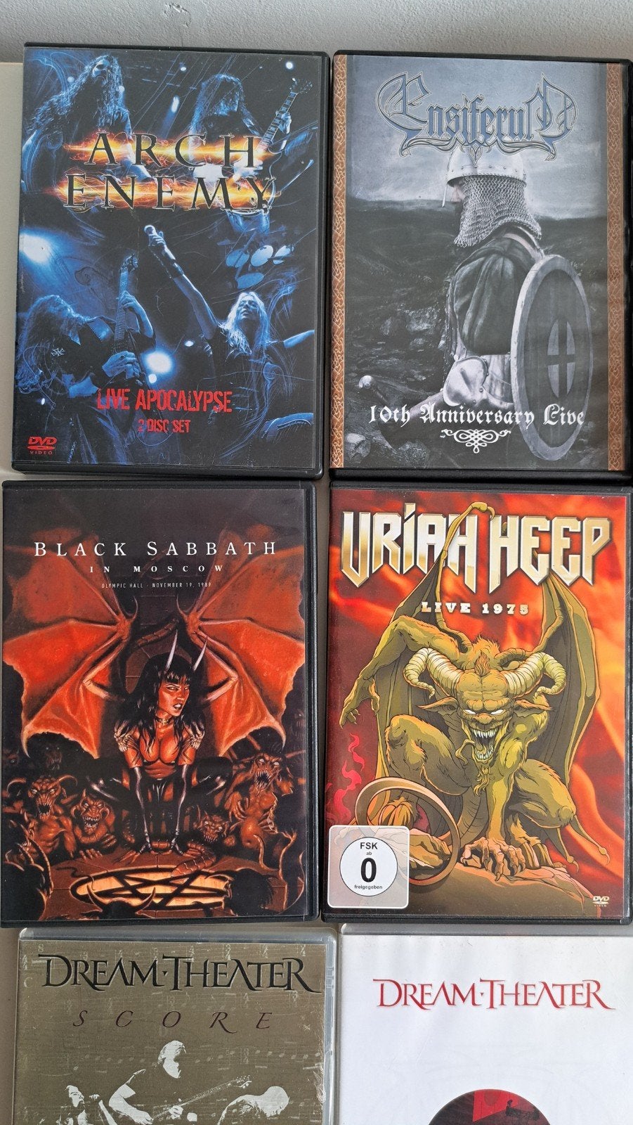 Metal & Rock DVD's: Arch Enemy, Dream Theater, Black Sabbath, Vanaf 16 jaar, Engels, Ophalen of Verzenden, Concert