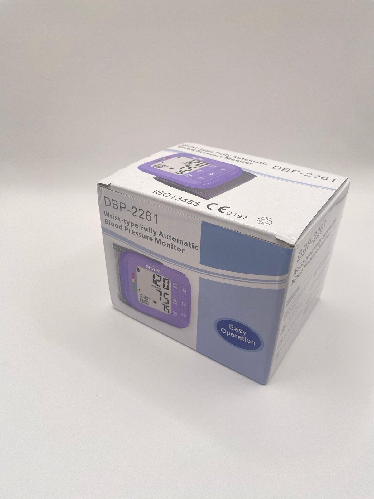 Sejoy DBP-2261 Volautomatische Bloeddrukmeter voor de Pols, Ophalen of Verzenden, Nieuw, Overige typen