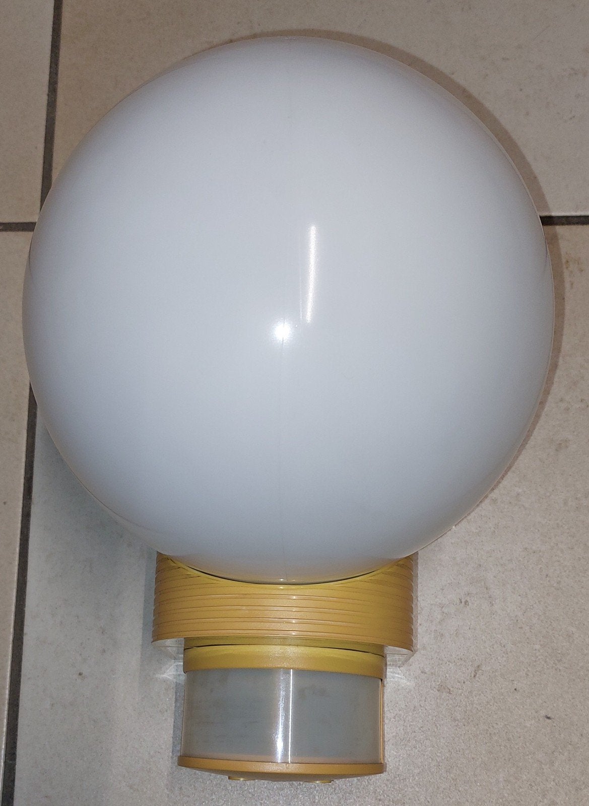 Buitenlamp Massive met IR bewegingsmelder, Tuin en Terras, Kunststof, Gebruikt, Minder dan 50 watt, Wandlamp