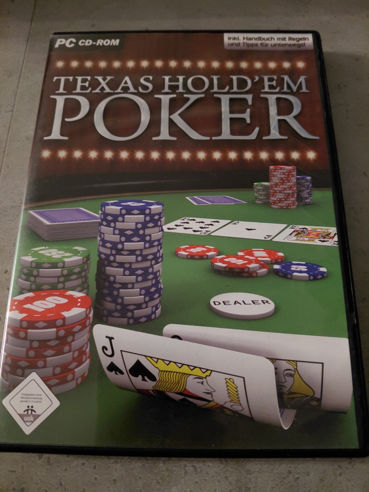 Texas Hold'em Poker PC CD-ROM, Ophalen, Gebruikt, Overige genres, Eén computer