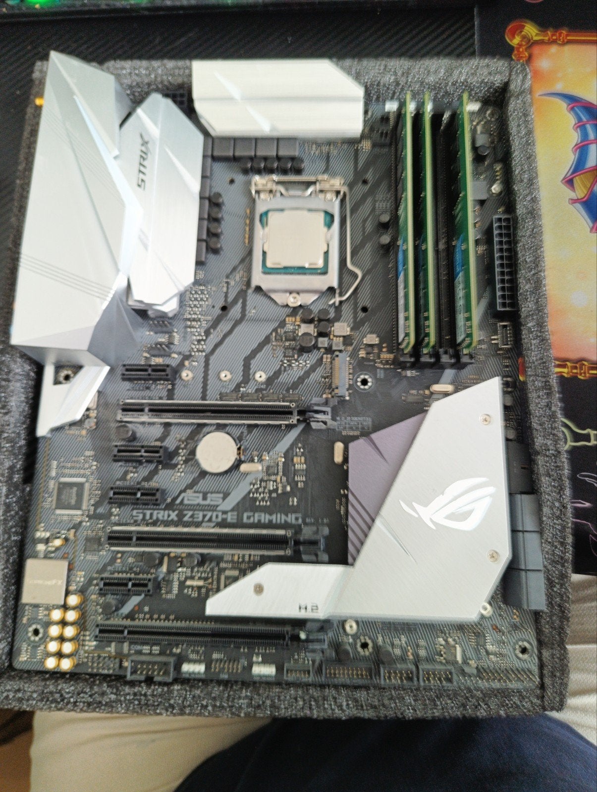 ASUS ROG Strix Z370-E Gaming moederbord met Intel i7-8700, Computers en Software, Moederborden, Ophalen, Gebruikt, LGA 1151, DDR4