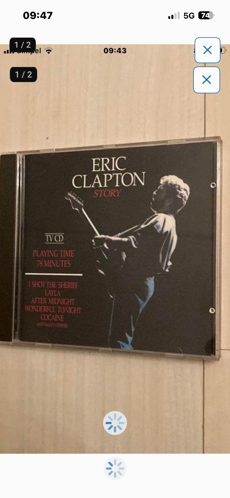 Eric Clapton - story, tv-cd, Ophalen of Verzenden, Zo goed als nieuw, Bluesrock