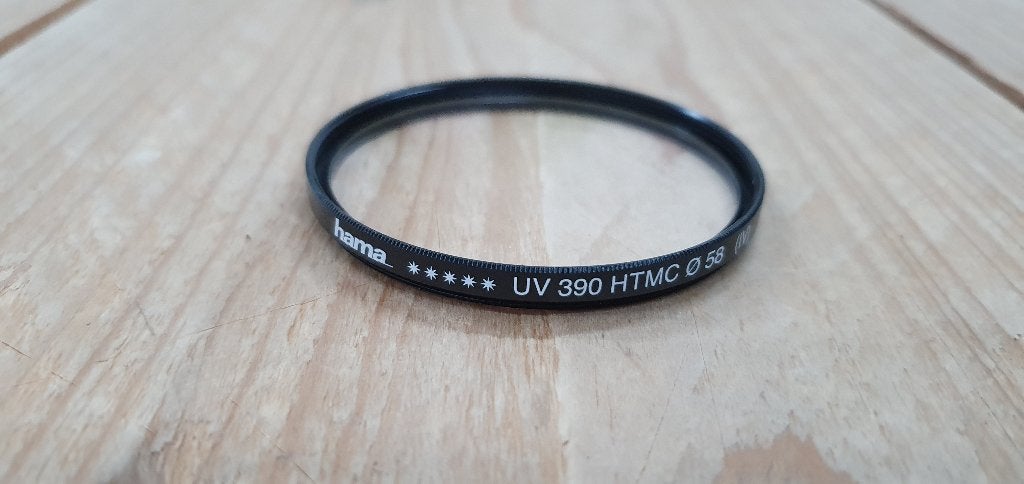 UV Filter / uvfilter - UV 390 HTMC (IV) 58mm Hama, UV-filter, Ophalen of Verzenden, Nvt, Hama