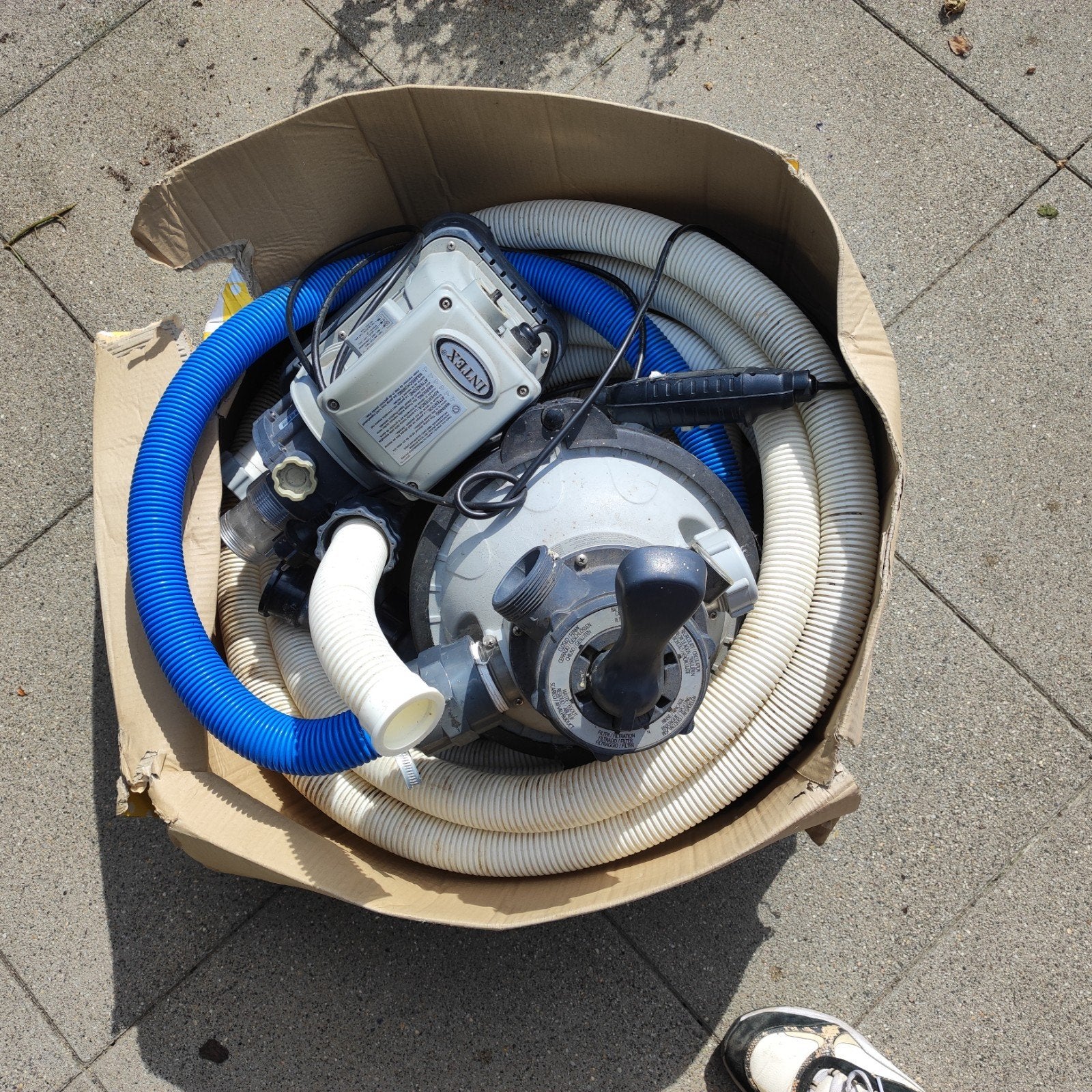 Zwembadpomp en Heater (Oriclux THP04N), Ophalen of Verzenden, Gebruikt, Zwembadpomp