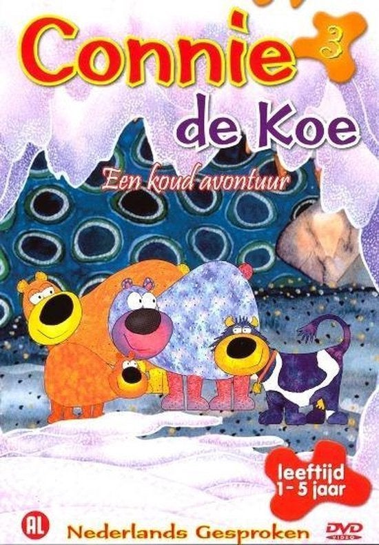 DVD - Connie De Koe 3 - Een Koud Avontuur, Alle leeftijden, Ophalen of Verzenden, Gebruikt