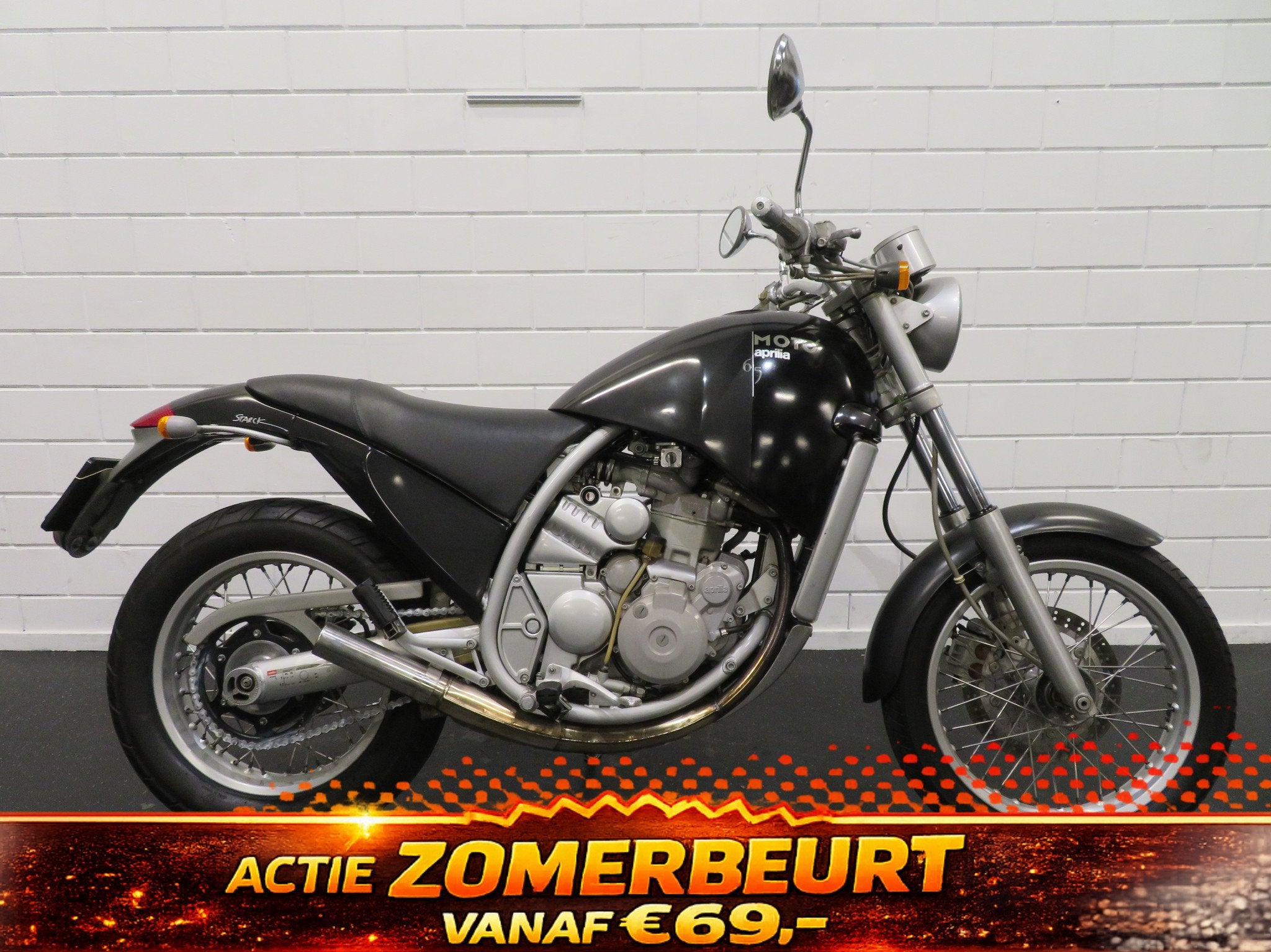 Aprilia MOTO 6.5 STARCK ZELDZAAM (bj 1995), Motoren, Motoren | Aprilia, Bedrijf, Toermotor