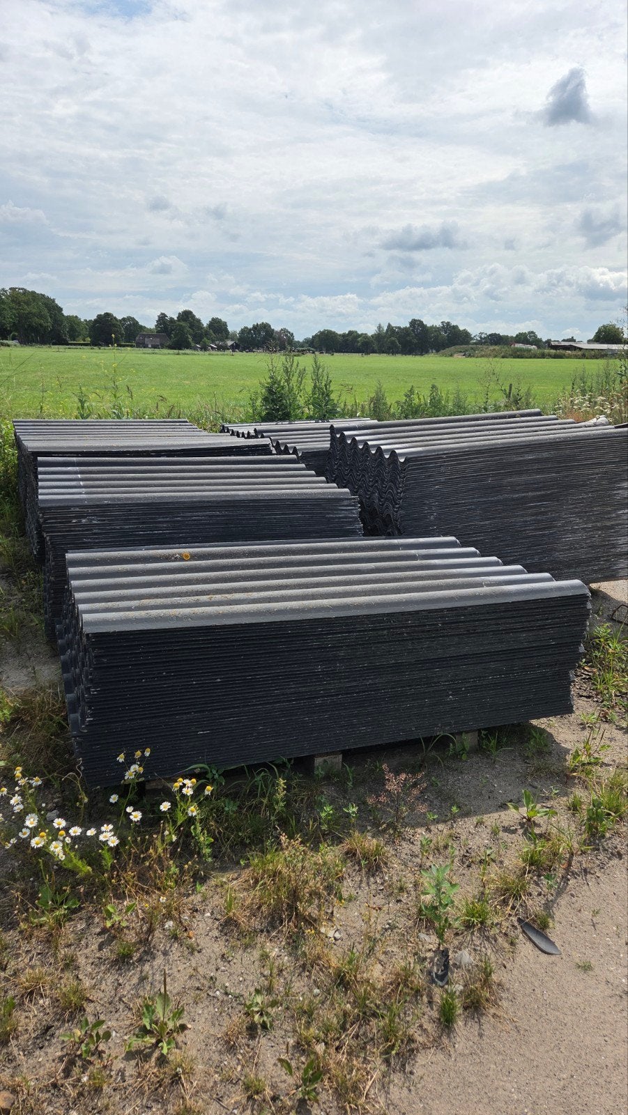Golfplaten 1,83x1,10 + 1,54x1,10 m, Ophalen, Overige materialen, Gebruikt, Zwart