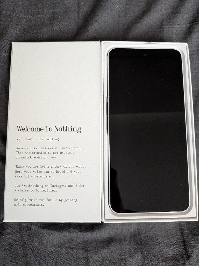 Nothing Phone 3a 8GB/128GB White, Telecommunicatie, Ophalen, Zo goed als nieuw, Klassiek of Candybar, Zonder simlock