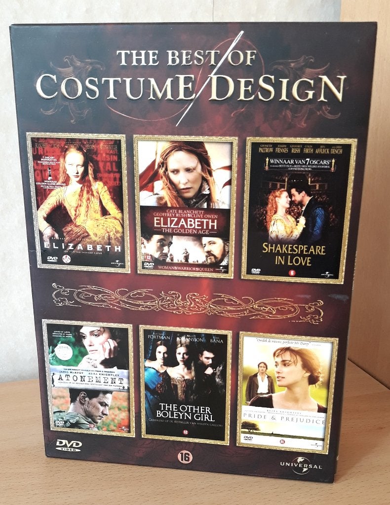 Best Of Costume Design - 6 dvdbox -Elizabeth/Pride&Prejudice, Engels, Historisch of Kostuumdrama, Nederlands, Ophalen of Verzenden