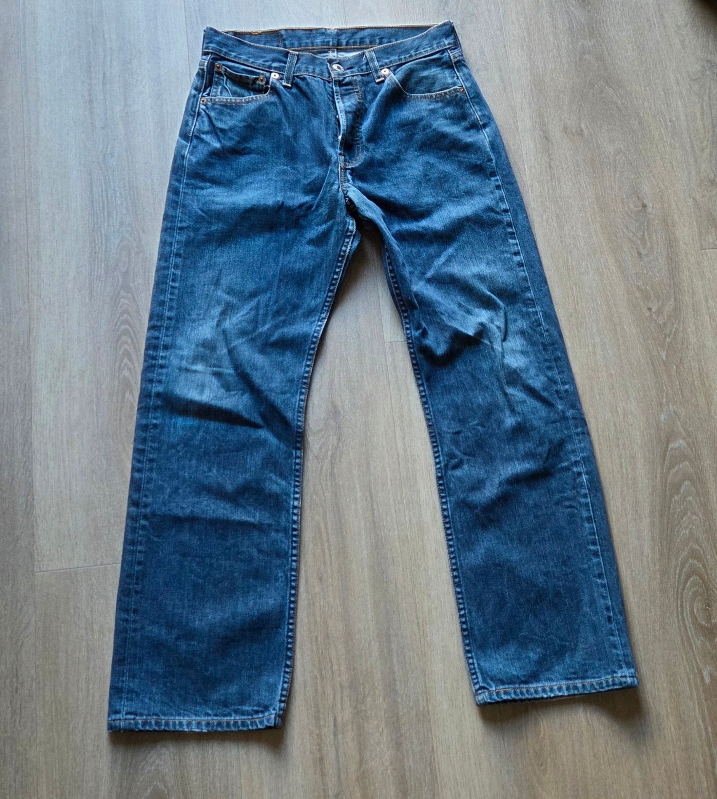 Levi's 501 Jeans W30 L30 - Klassieke Blauwe Denim, Levi's, Blauw, W32 (confectie 46) of kleiner, Ophalen of Verzenden
