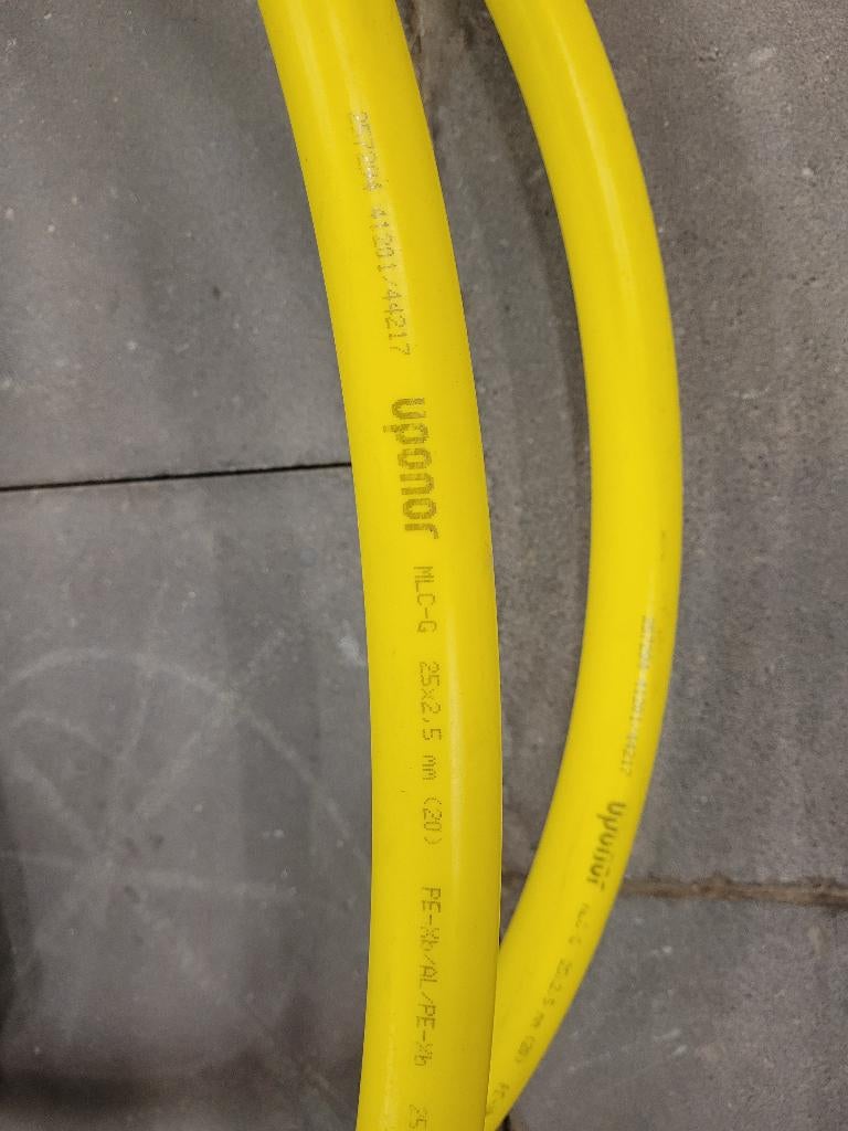 Gasleiding 25 x 2.5 mm - ca 4 meter, Ophalen, Overige materialen, 6 meter of meer, Overige typen