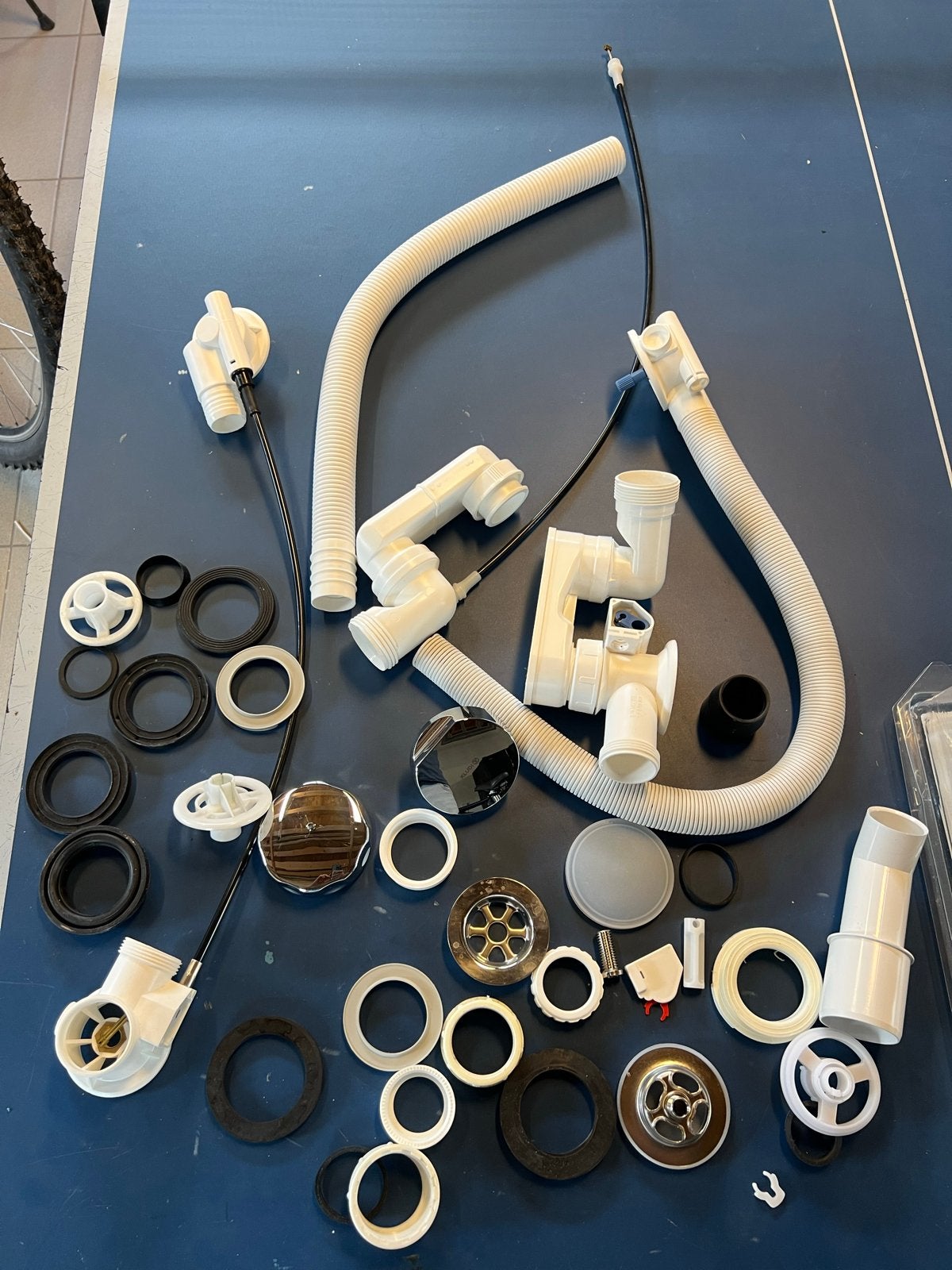Badplug overloopcombinatie met waste - Plieger, Ophalen of Verzenden, Nieuw, Chroom, Bad