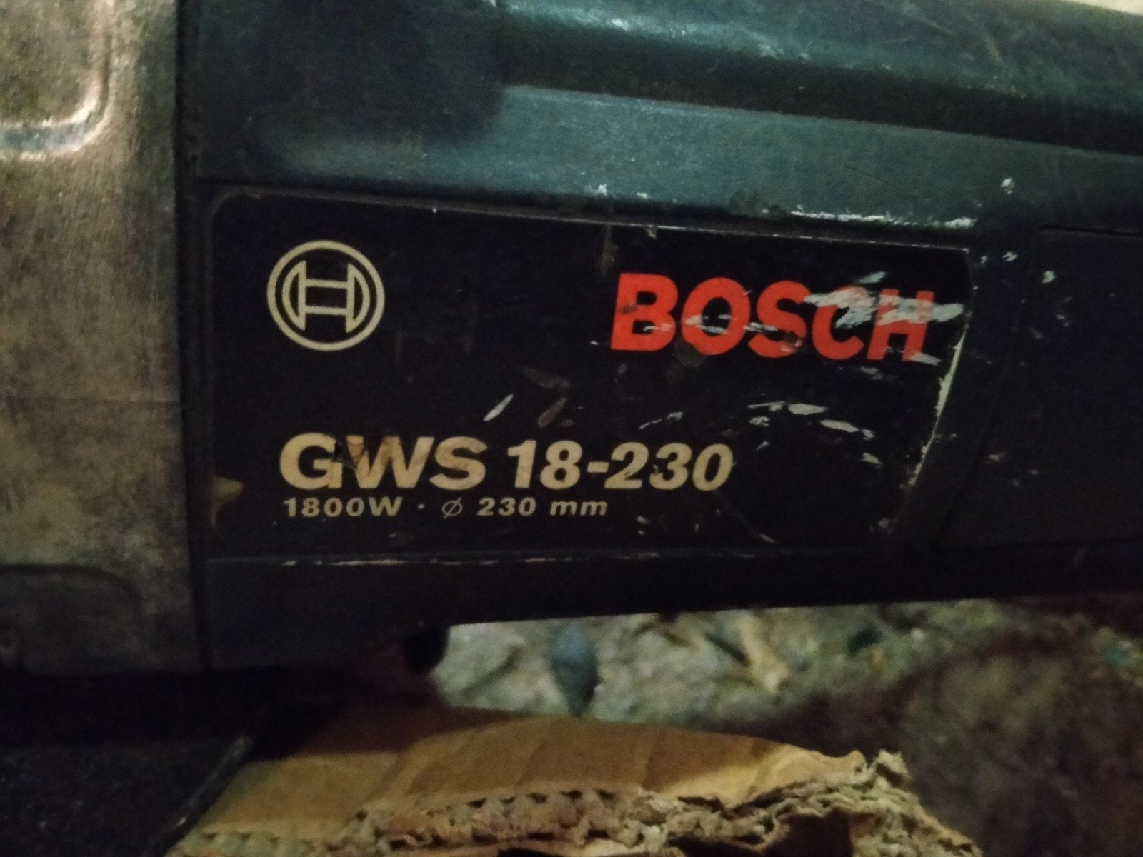 Bosch GWS 18-230 haakse slijper 1800W, Ophalen, Gebruikt, 1000 watt of meer, Haakse handslijpmachine