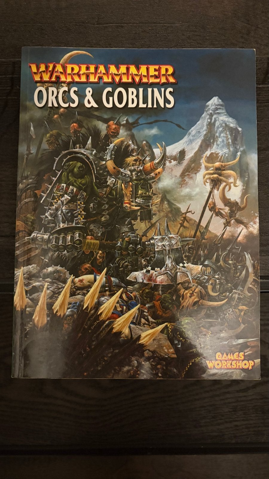 Warhammer Orcs & Goblins Boek - Games Workshop, Hobby en Vrije tijd, Ophalen of Verzenden, Gebruikt, Warhammer, Boek of Catalogus