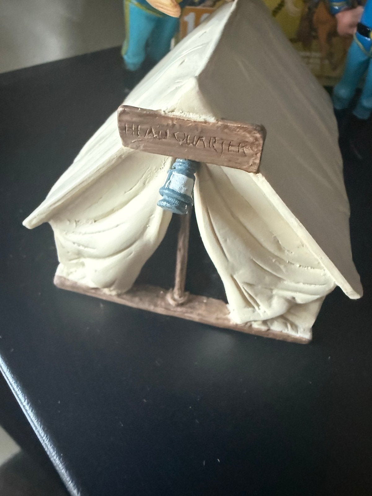 Miniatuur tent Blauwbloezen - Hoofdkwartier, Ophalen of Verzenden, Gebruikt